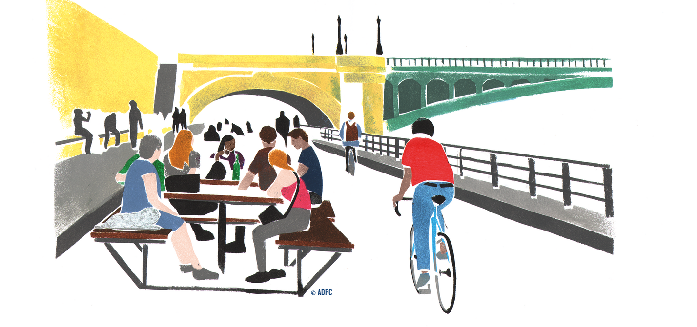 Illustration InnoRAD Pariser Radnetz Illustration InnoRAD Pariser Radnetz